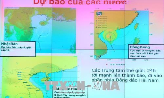 Họp khẩn ứng phó với áp thấp nhiệt đới diễn biến phức tạp