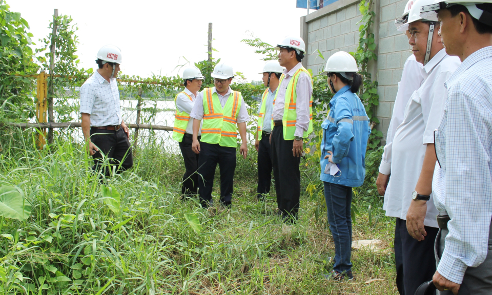 Hội đồng nhân dân tỉnh giám sát các khu cụm, công nghiệp tại Cần Đước