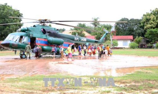 Vỡ đập thủy điện tại Lào: Đã giải cứu hàng trăm người dân bị mắc kẹt