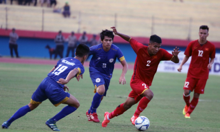 U19 Việt Nam thắng đậm U19 Philippines ở giải U19 ĐNÁ 2018