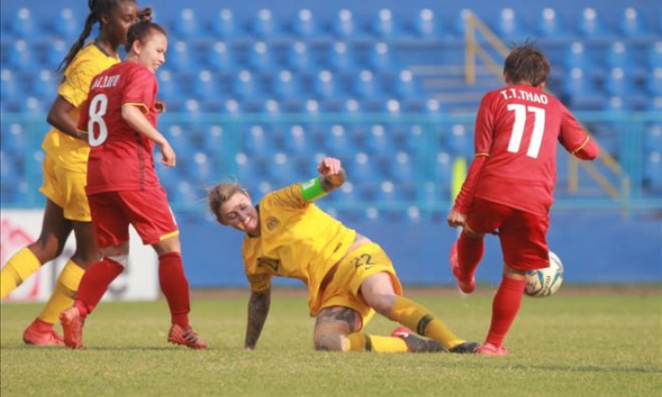 ĐT nữ Việt Nam thua U20 Australia trong trận bán kết AFF Cup 2018