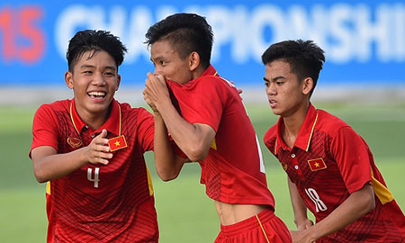 U16 Việt Nam giành chiến thắng ở trận mở màn giải U16 ĐNÁ 2018