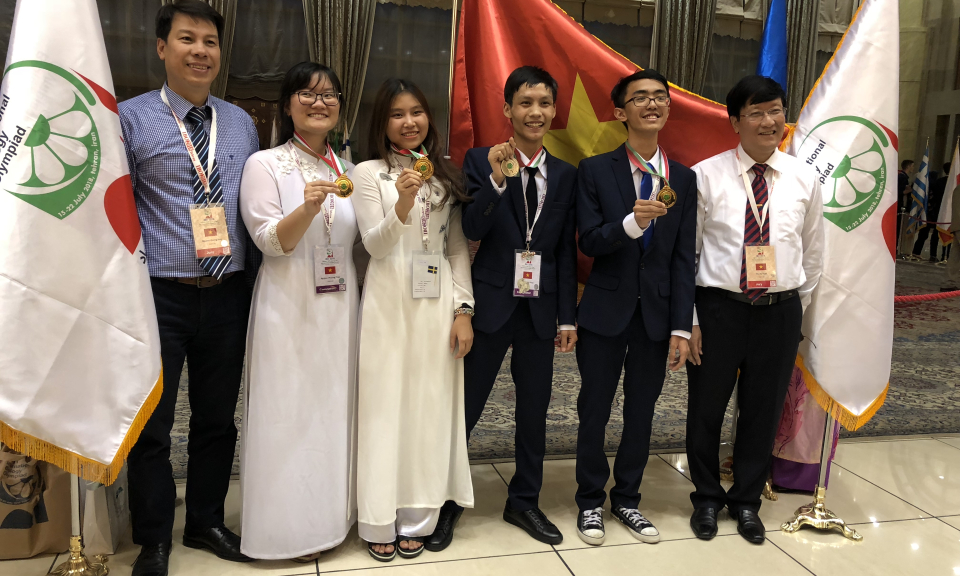 Thí sinh Việt Nam giành điểm cao nhất tại Olympic sinh học quốc tế