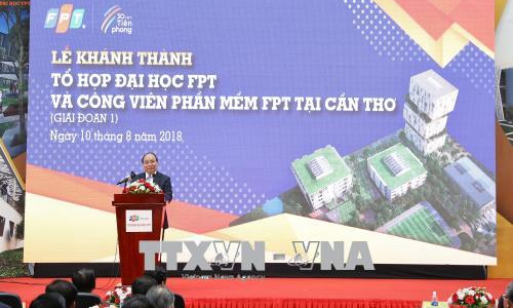 Khánh thành giai đoạn 1 Khu Tổ hợp Đại học và Công viên phần mềm FPT tại Cần Thơ