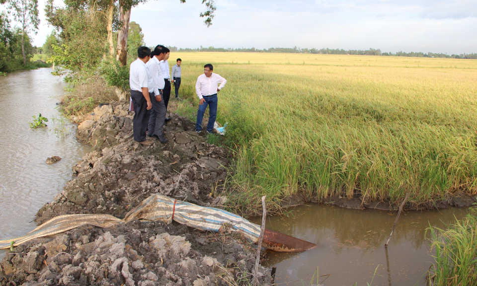 Long An chủ động ứng phó với lũ về sớm