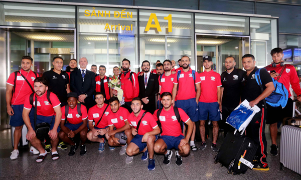 Olympic Palestine sẵn sàng cho giải Tứ hùng 2018 tại Hà Nội