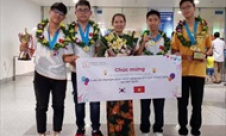 Đoàn học sinh Việt Nam đạt thành tích cao tại Olympic Phát minh và Sáng chế Thế giới