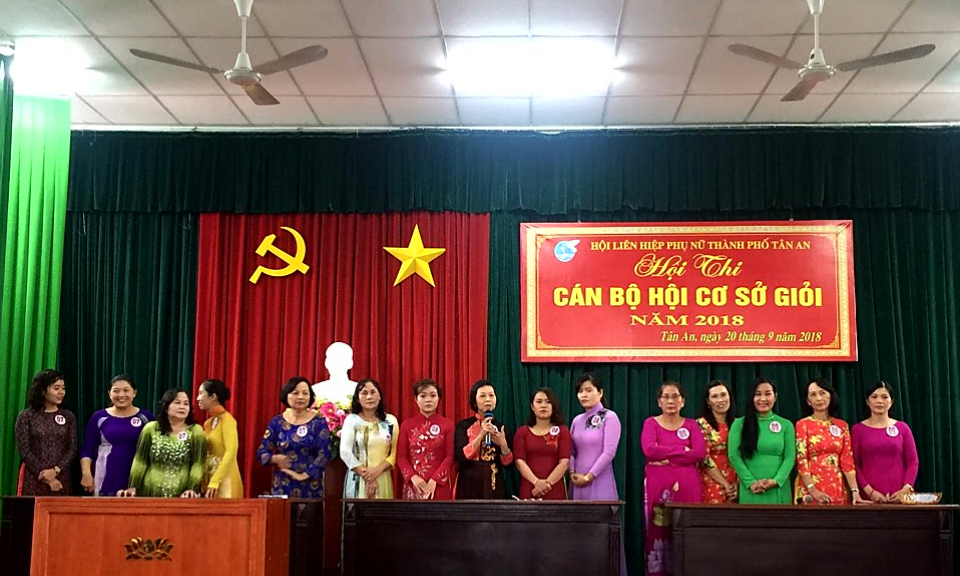 TP Tân An: Hội thi cán bộ hội cơ sở giỏi năm 2018