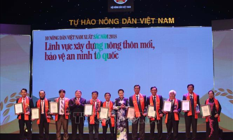 Lễ tôn vinh &#8216;Nông dân Việt Nam xuất sắc 2018&#8217;