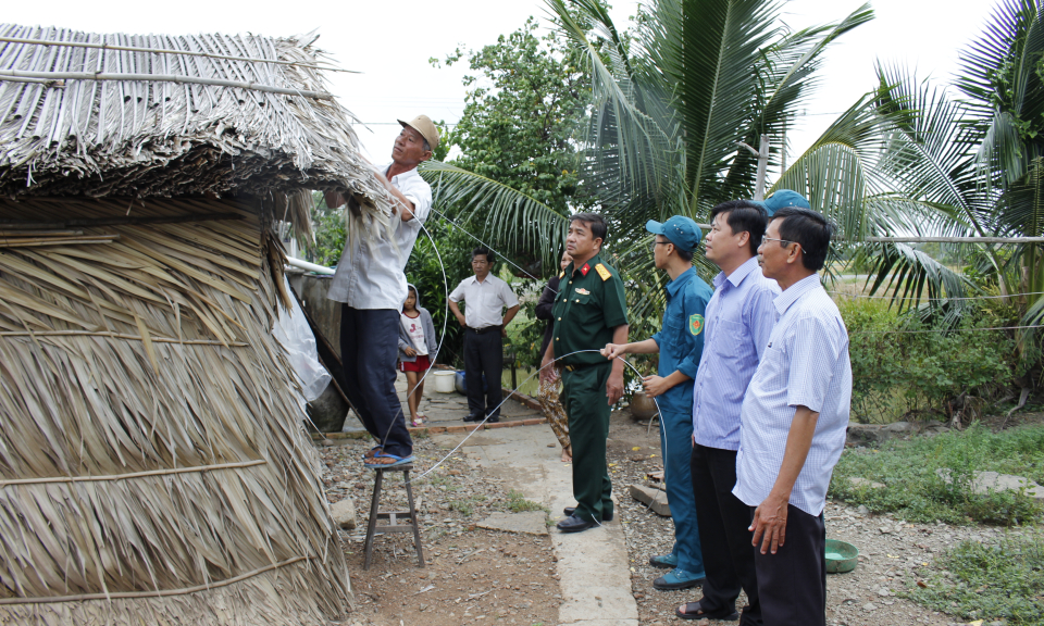 Cần Đước: Sẵn sàng ứng phó bão số 9