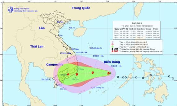 Thủ tướng yêu cầu tập trung ứng phó với bão số 9 và mưa lũ