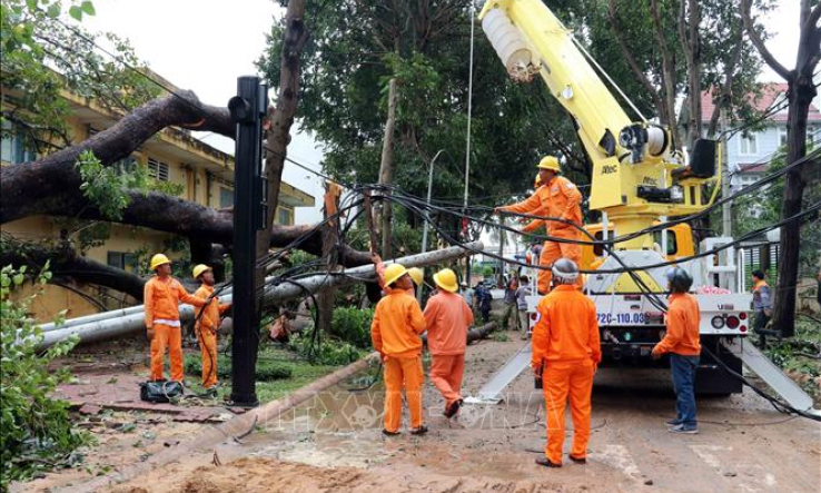 Các tỉnh phía Nam đã khôi phục xong hệ thống lưới điện sau bão số 9