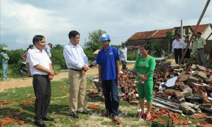 Phú Yên, Ninh Thuận khẩn trương khắc phục hậu quả mưa bão, lốc xoáy