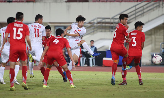 Công Phượng, Quang Hải ghi bàn, ĐT Việt Nam đánh bại Lào tại AFF Cup