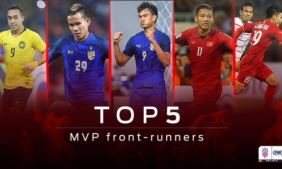 Quang Hải, Anh Đức góp mặt trong Top 5 cầu thủ nổi bật vòng bảng AFF Cup