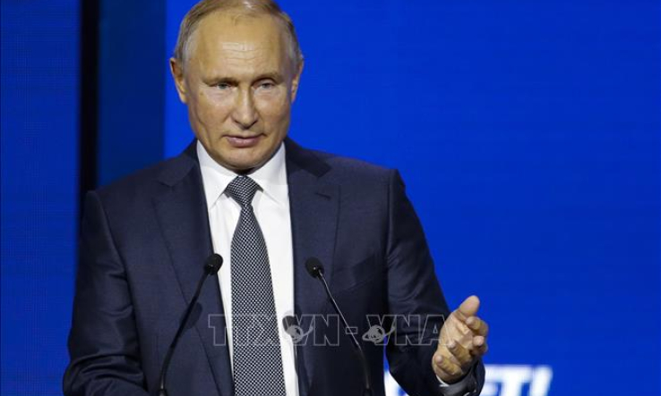 Tổng thống Nga Vladimir Putin lên án chủ nghĩa bảo hộ thương mại