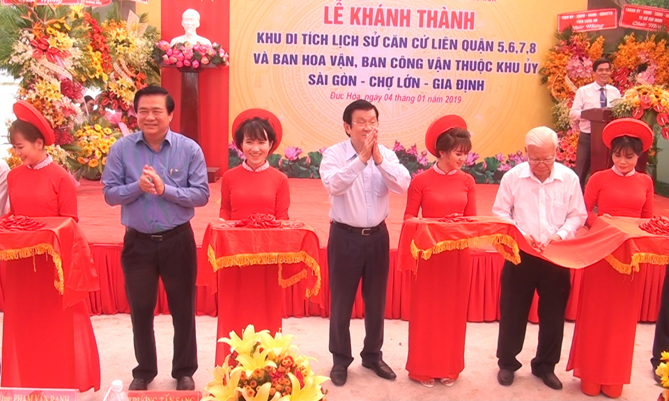 Đức Hoà : Lễ khánh thành Khu di tích lịch sử Giồng Dứa