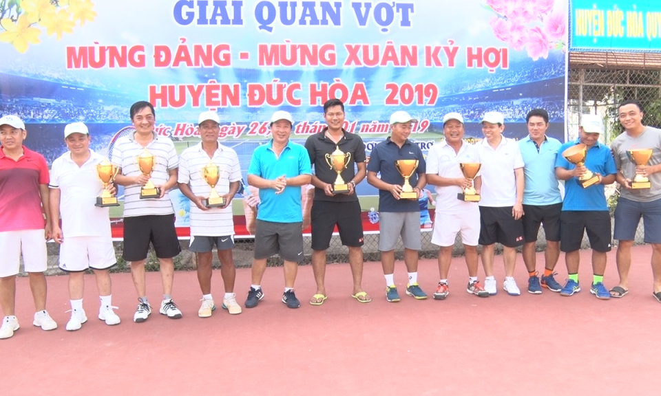 Đức Hòa: Giải quần vợt mừng Đảng – mừng xuân Kỷ Hợi 2019