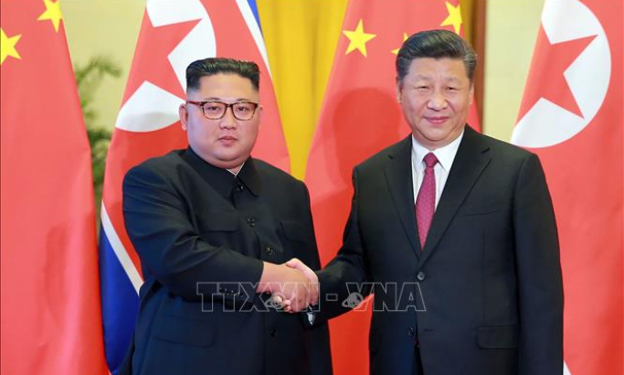 Nhà lãnh đạo Triều Tiên Kim Jong-un đến Trung Quốc họp thượng đỉnh lần thứ 4