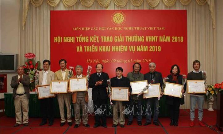 65 tác phẩm xuất sắc nhận Giải thưởng Văn học nghệ thuật năm 2018