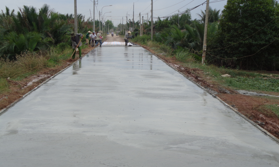 Cần Giuộc: Tập trung xây dựng kết cấu hạ tầng phát triển sản xuất