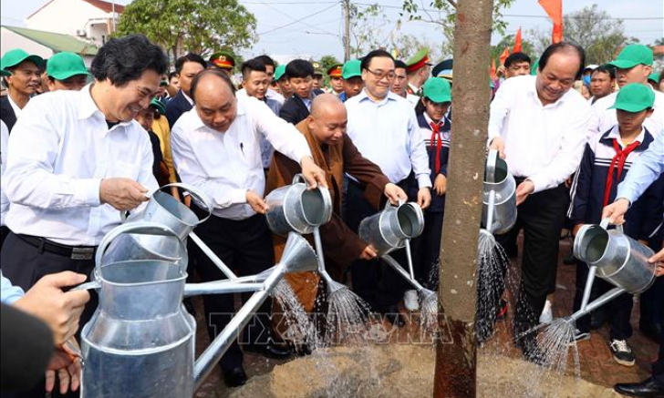 Thủ tướng Nguyễn Xuân Phúc dự Lễ phát động &#8216;Tết trồng cây đời đời nhớ ơn Bác Hồ&#8217;