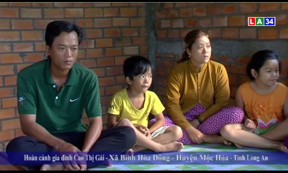 Vượt qua hiểm nghèo: Hoàn cảnh gia đình chị Cao Thị Gái