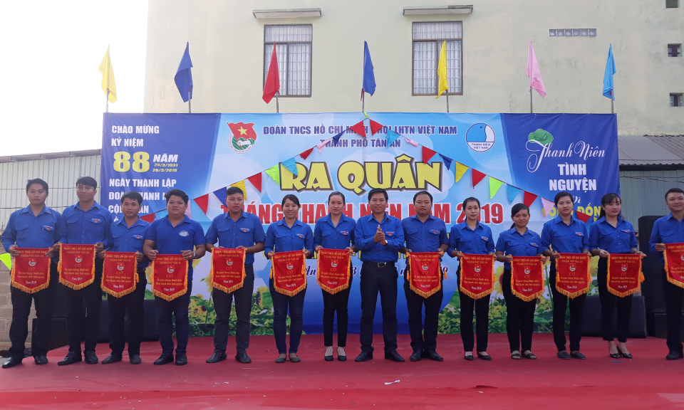 TP Tân An: Ra quân tháng thanh niên năm 2019