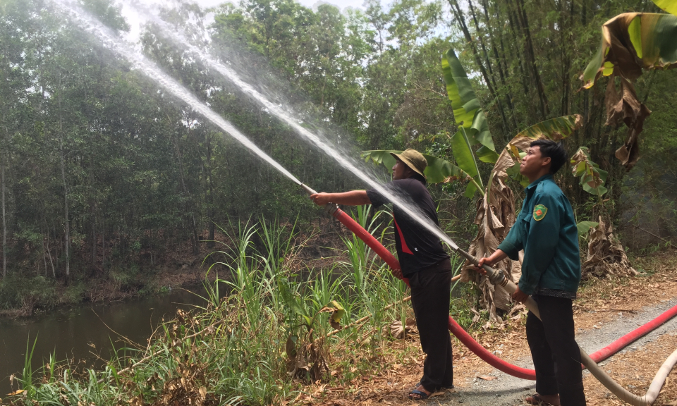 Chủ động phòng chống cháy rừng tại Khu bảo tồn Đất ngập nước Láng Sen