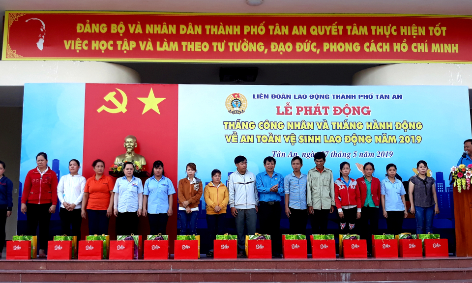 Thành phố Tân An phát động “Tháng công nhân” năm 2019