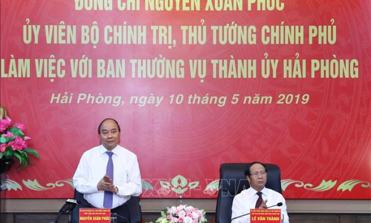 Thủ tướng Nguyễn Xuân Phúc gợi mở hướng phát triển bền vững cho Hải Phòng