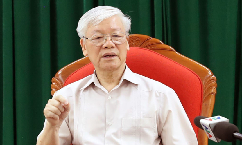 Tổng Bí thư, Chủ tịch nước Nguyễn Phú Trọng chủ trì họp lãnh đạo chủ chốt