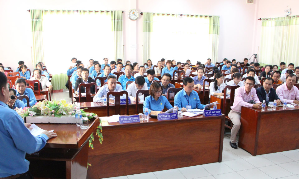 Liên đoàn Lao động tỉnh sơ kết 2 năm thực hiện chương trình phúc lợi đoàn viên Công đoàn giai đoạn 2017 &#8211; 2018