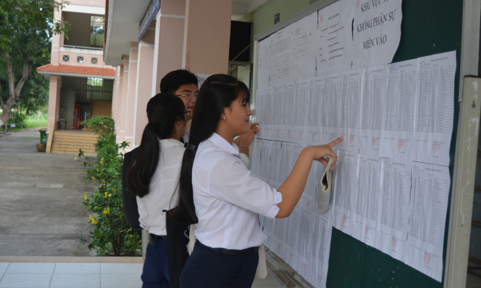 Cần Giuộc: Gần 2.200 thí sinh tham gia kỳ thi tuyển sinh lớp 10