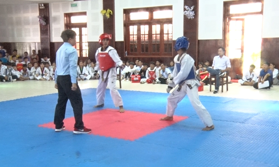 Đức Hòa: 131 vận động viên tham gia võ thuật Taewondo trẻ năm 2019