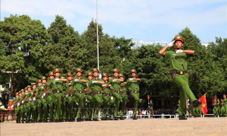 Khai mạc Hội thi điều lệnh, bắn súng, võ thuật Công an nhân dân