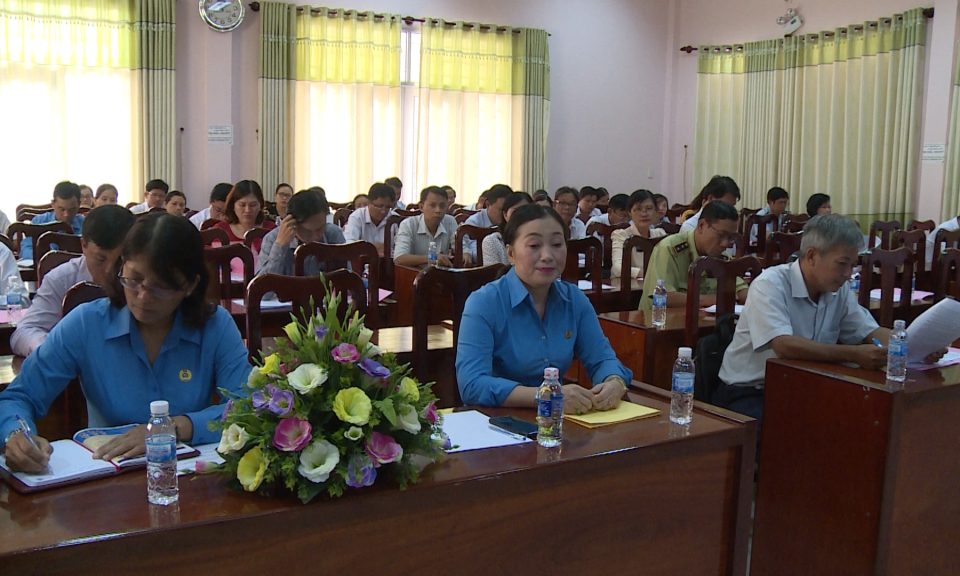 Công đoàn viên chức tỉnh Long An sơ kết hoạt động 6 tháng đầu năm 2019