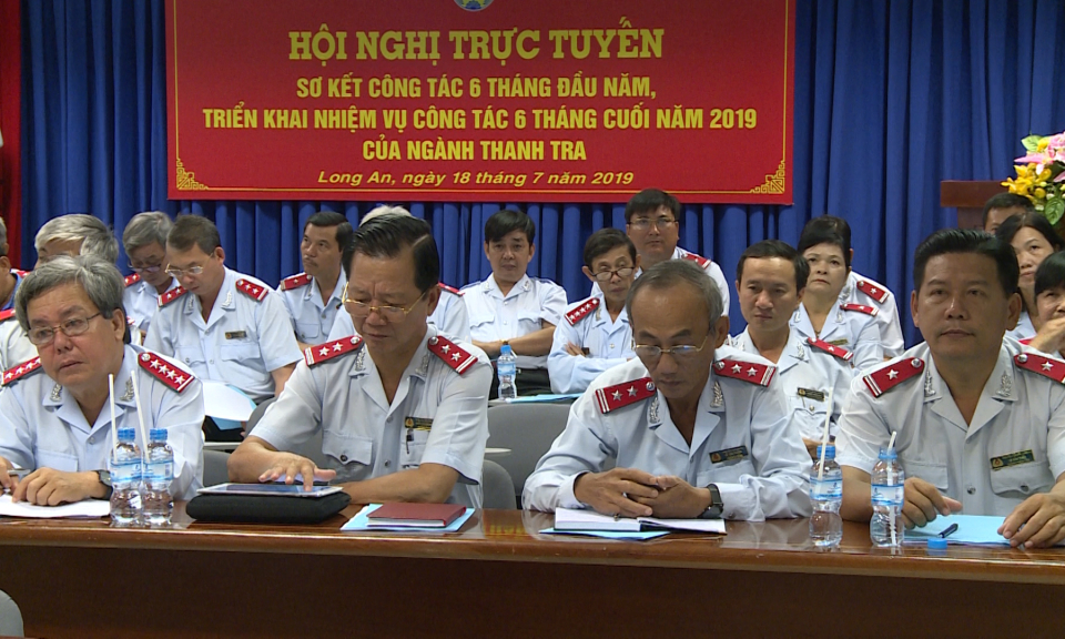 Hội nghị trực tuyến sơ kết công tác Thanh tra 6 tháng đầu năm 2019