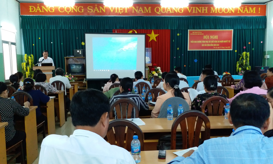 TP Tân An: Triển khai chương trình phục hồi chức năng cho người khuyết tật dựa vào cộng đồng