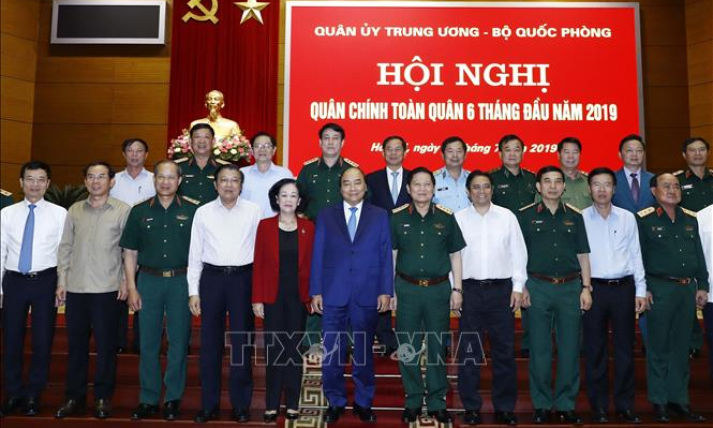 Thủ tướng Nguyễn Xuân Phúc dự Hội nghị Quân chính toàn quân