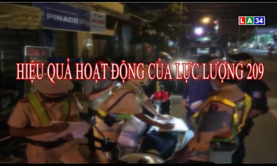 Hiệu quả hoạt động của lực lượng 209 ở Long An