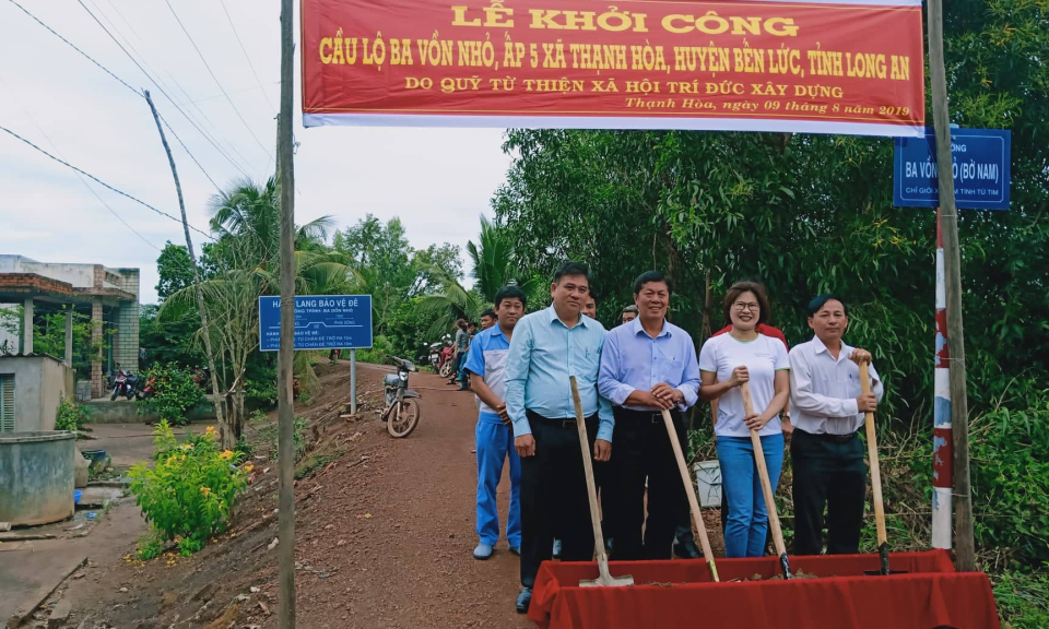 Bến Lức: Khởi công Cầu Lộ ra Ba Vồn Nhỏ