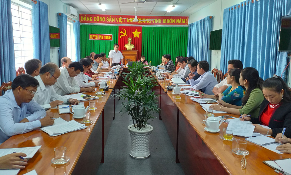 Tân Thạnh: Sơ kết khối văn hóa &#8211; xã hội 6 tháng đầu năm 2019