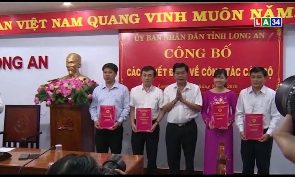UBND tỉnh Long An triển khai quyết định về công tác cán bộ