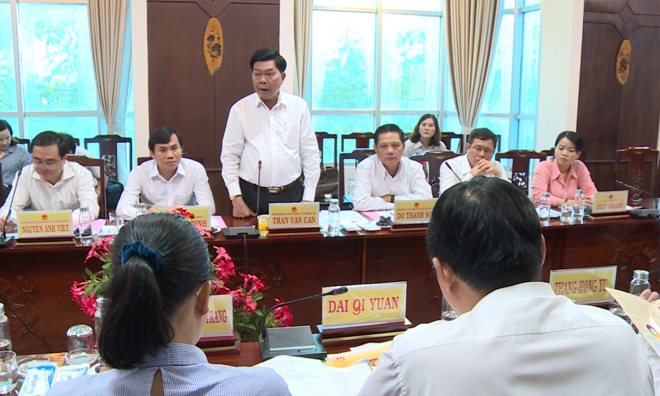 Lãnh đạo tỉnh Long An tiếp và làm việc với đoàn công tác TP.Hoài Bắc, tỉnh An Huy, Trung Quốc