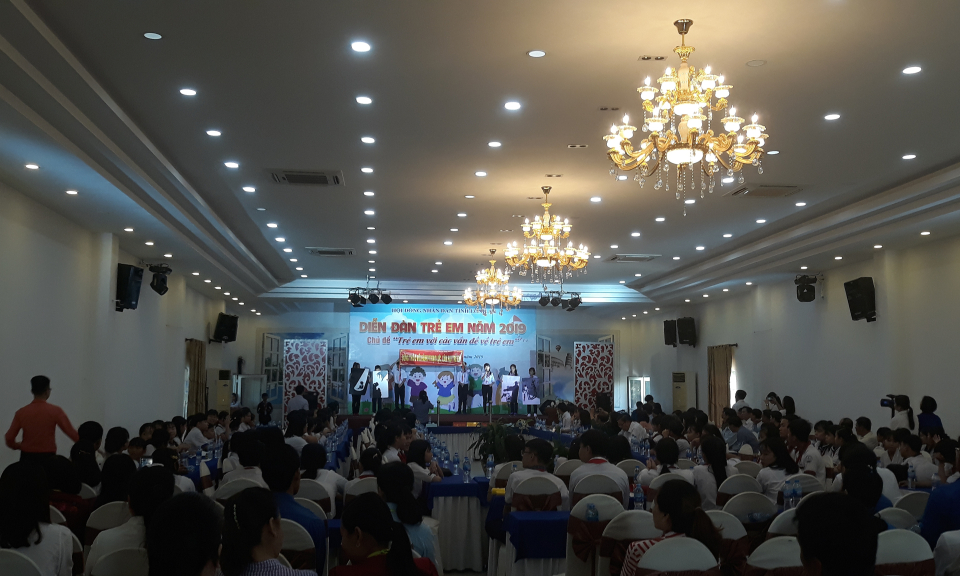 Diễn đàn trẻ em TP Tân An năm 2019 &#8211; Trẻ em với các vấn đề về trẻ em