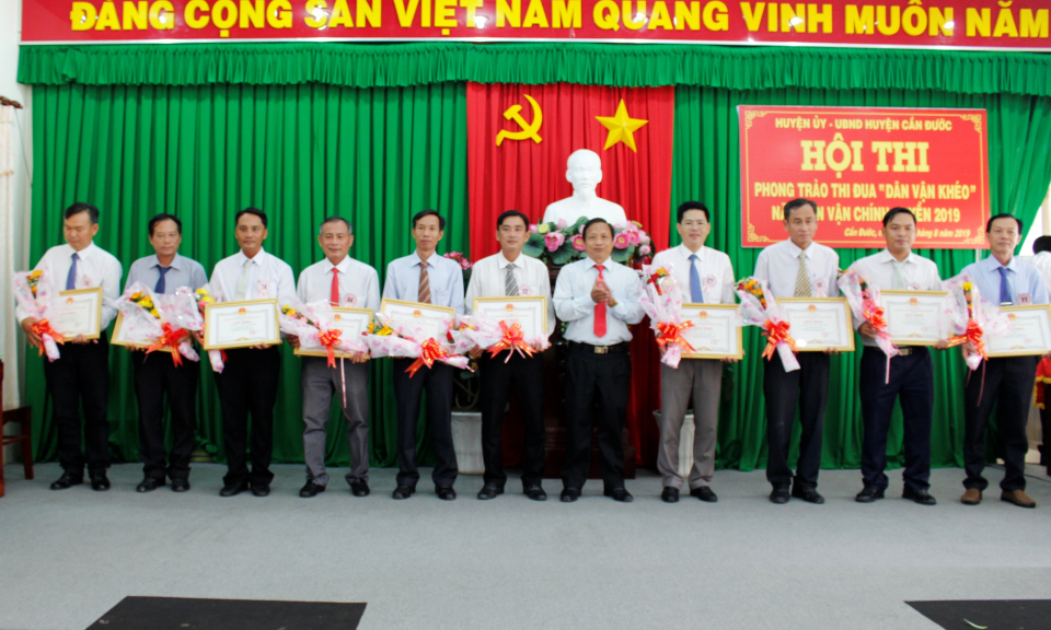 Cần Đước: Hội thi Phong trào thi đua dân vận khéo, năm Dân vận chính quyền 2019