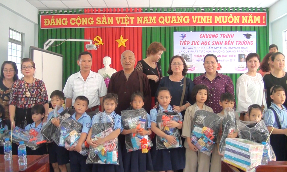 Đức Hòa: Chùa Thường Quang với chuỗi hoạt động an sinh xã hội vì cộng đồng