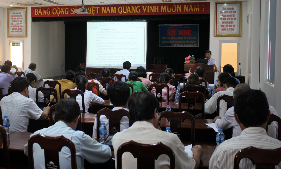 Cần Đước: Triển khai chương trình phục hồi chức năng cho người khuyết tật dựa vào cộng đồng