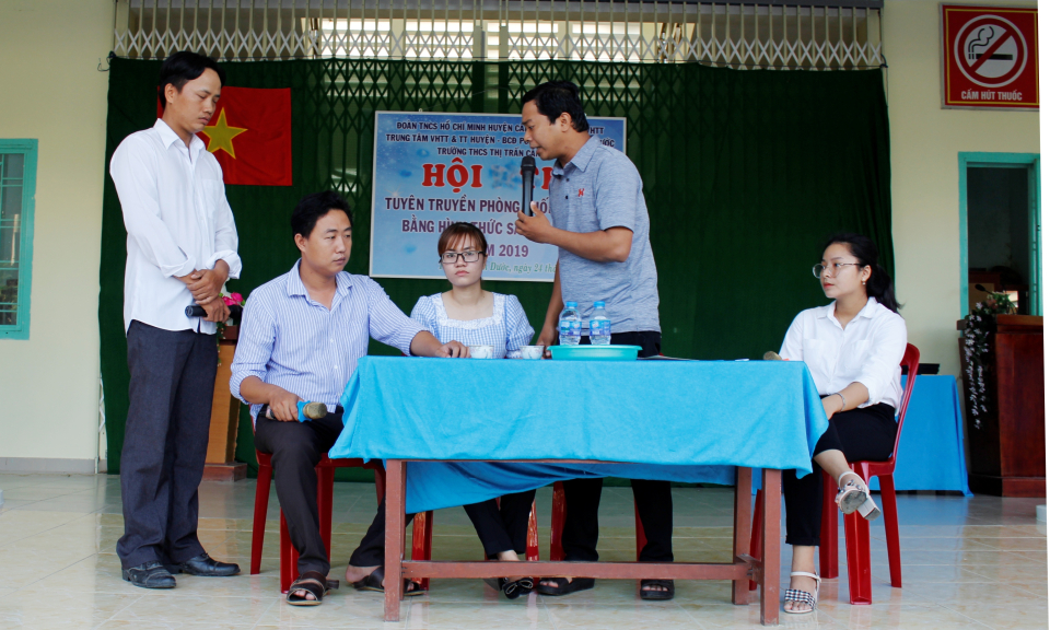 Cần Đước hội thi sân khấu hóa tuyên truyền phòng chống ma túy